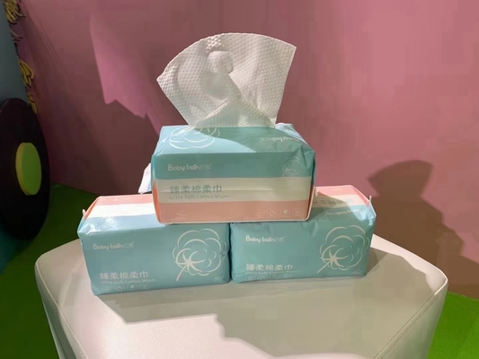 กระดาษทิชชู่ Super Soft 80 / 100pcs โดยไม่มีสารฟอกสีฟลูออเรสเซนต์ที่สามารถถ่ายโอนได้