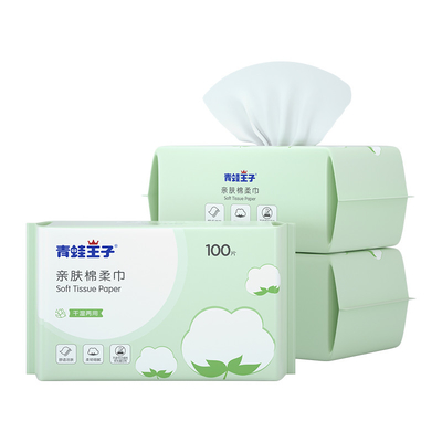 กระดาษทิชชู่ Super Soft 80 / 100pcs โดยไม่มีสารฟอกสีฟลูออเรสเซนต์ที่สามารถถ่ายโอนได้