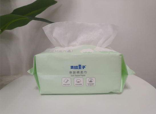 กระดาษทิชชู่ Super Soft 80 / 100pcs โดยไม่มีสารฟอกสีฟลูออเรสเซนต์ที่สามารถถ่ายโอนได้