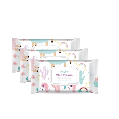 น้ำยาทำความสะอาดผิวหน้า Rose Makeup Remover Wipes With Micellar Water