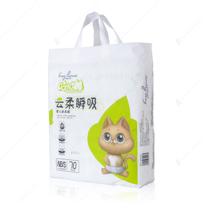 Oem Odm เอวยางยืดนุ่มแห้งผ้าอ้อมผ้าอ้อมเด็กผ้าอ้อม Strong Absorbent