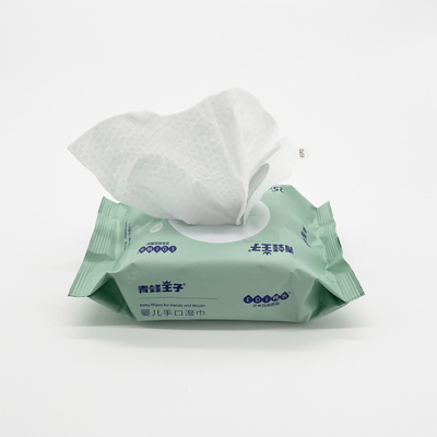 ผ้าเช็ดทำความสะอาดผ้าฝ้ายแท้ 100% แบบใช้แล้วทิ้ง Biodegradable Original Baby Wipes
