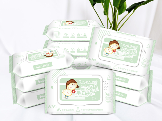 ใหม่ Develop Design Pure Water Spunlace ผ้าเช็ดทำความสะอาดแบบใช้แล้วทิ้งไม่ทอ