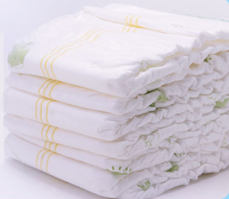 การป้องกันการรั่วซึมสูง 3D ผ้าอ้อมเด็กแบบใช้แล้วทิ้ง Soft Cotton Ultra Thin