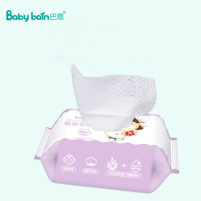 ผ้าเช็ดทำความสะอาดเปียกแบบใช้แล้วทิ้ง ทารกแรกเกิด Baby Wet Wipes