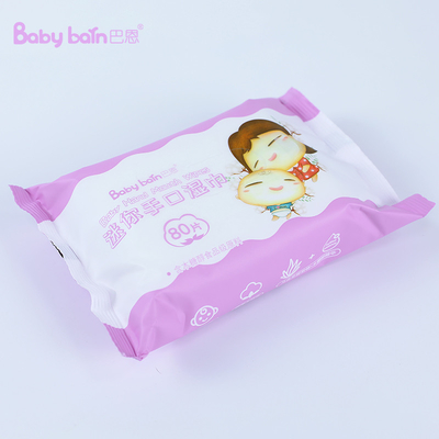 ผ้าเช็ดทำความสะอาดเปียกแบบใช้แล้วทิ้ง ทารกแรกเกิด Baby Wet Wipes