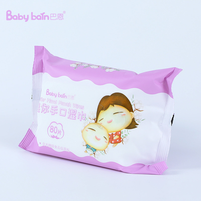 ผ้าเช็ดทำความสะอาดเปียกแบบใช้แล้วทิ้ง ทารกแรกเกิด Baby Wet Wipes