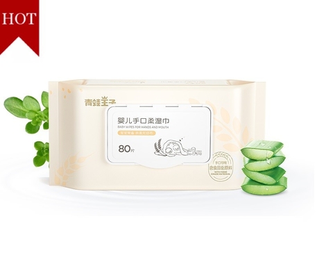 OEM Biodegradable Baby Wet Wipes 99.5 Pure Water Based Wipes
