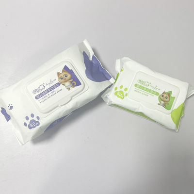 ทิชชู่เปียก 80 ดึงผ้าเช็ดทำความสะอาดเด็กแบบไม่ทอพร้อมฝาปิด