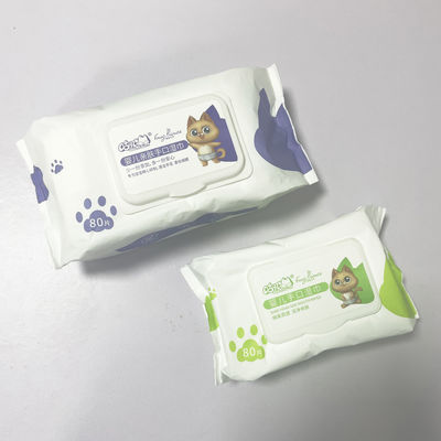 ทิชชู่เปียก 80 ดึงผ้าเช็ดทำความสะอาดเด็กแบบไม่ทอพร้อมฝาปิด