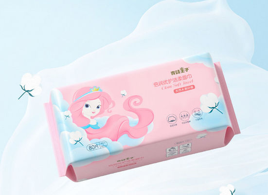 Biodegradable Disposable Clean Facial Cotton Dry Baby Wipe ทิชชู่เปียกและแห้งสำหรับทำความสะอาด