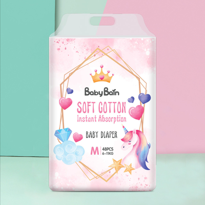 Magicผ้าอ้อมเด็กแบบใช้แล้วทิ้ง A Grade Sleep Soft Baby Pull Up Diaper Pants