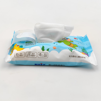 ตัวอย่าง NFree Custom luxury Bamboo Natural Fabric Biodegradable baby ทิชชู่เปียกสำหรับทารก
