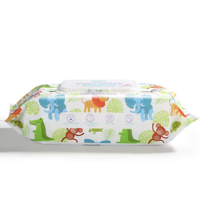 ผ้าเช็ดทำความสะอาดเปียกแบบใช้แล้วทิ้งแบบออร์แกนิคสำหรับเด็กแบบไม่มีแอลกอฮอล์ OEM ที่กำหนดเอง