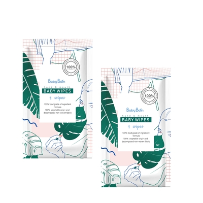 ทำความสะอาดร่างกายทารก Flushable Hypoallergenic แพ้ง่าย ทิชชู่เปียกทิชชู่เปียก