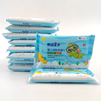 Soft Care Fragrance Free ผ้าเช็ดจมูกเด็กแรกเกิดแบบเปียก Spunlace Organic Natural