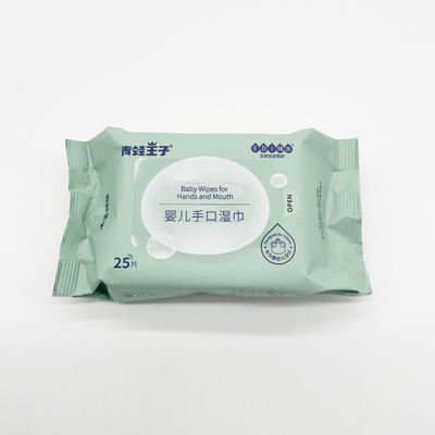 Spunlace กระดาษทิชชู่เปียกแบบใช้แล้วทิ้งแบบกำหนดเอง Baby Thick Wet Wipes
