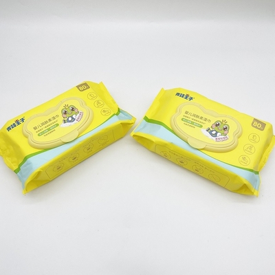 ผ้าเช็ดทำความสะอาดเปียกสำหรับทารกที่ย่อยสลายได้ตามธรรมชาติ 100ct ออร์แกนิค Freshable