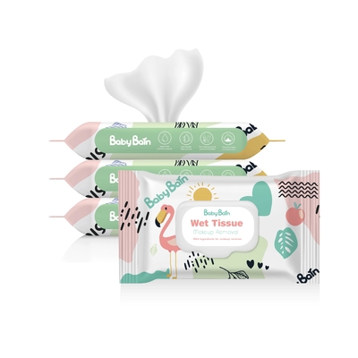 ฉลากส่วนตัว Fragrance Free Sensitive Babys Wet Wipes ผ้าเช็ดทำความสะอาดผิวสำหรับทารกแรกเกิด Baby Wipes
