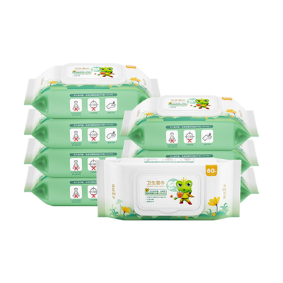 Spunlace ขายส่งที่กำหนดเองอินทรีย์ ECO ไม้ไผ่ย่อยสลายได้สุขอนามัยว่านหางจระเข้ทำความสะอาดเด็กเช็ดเปียก