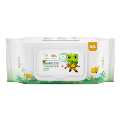 Spunlace ขายส่งที่กำหนดเองอินทรีย์ ECO ไม้ไผ่ย่อยสลายได้สุขอนามัยว่านหางจระเข้ทำความสะอาดเด็กเช็ดเปียก