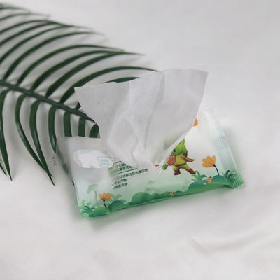 ของใช้ในครัวเรือน OEM ทิชชูเปียกแบบใช้แล้วทิ้งสูตรออร์แกนิกธรรมชาติไม่มีแอลกอฮอล์ปราศจากแอลกอฮอล์