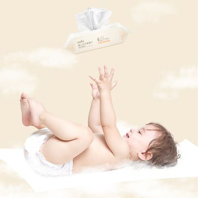 Oem Custom Bio-degrable Baby Portable Wet Wipe Private Label ผ้าเช็ดทำความสะอาดน้ำ 80 ชิ้น