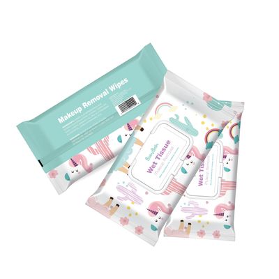 ผ้าเช็ดทำความสะอาดเปียกแบบใช้แล้วทิ้งสำหรับเด็ก Ro Water Non Woven Fabric Material