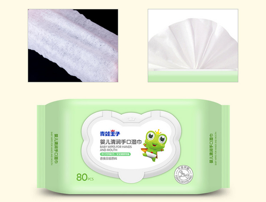 Hand Home ผ้าไม่ทอเช็ดหน้าเด็กเช็ดทำความสะอาดน้ำ OEM แบบกำหนดเอง