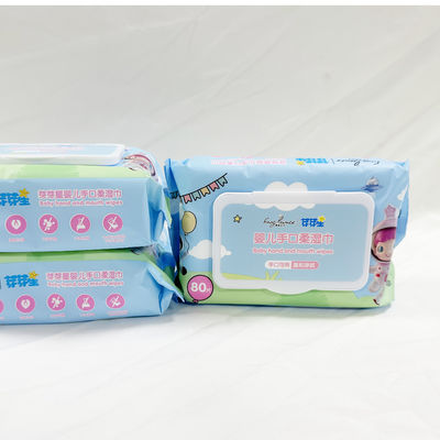 ฉลากส่วนตัวที่กำหนดเองผ้าเช็ดทำความสะอาดแบบเปียกแบบบีบอัดแบบใช้แล้วทิ้ง Magical