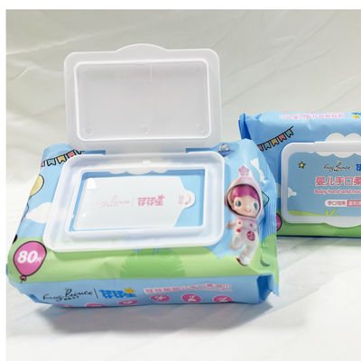 ฉลากส่วนตัวที่กำหนดเองผ้าเช็ดทำความสะอาดแบบเปียกแบบบีบอัดแบบใช้แล้วทิ้ง Magical