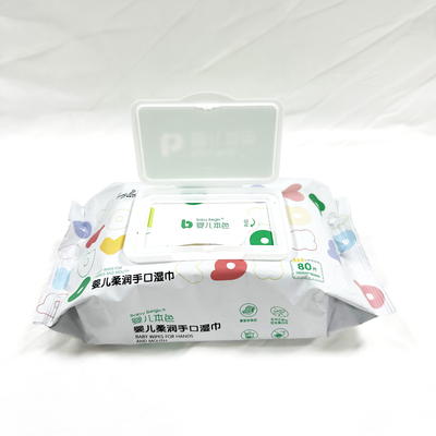 Spunlace Fabric Baby Wet Wipes ผ้าไม่ทอใช้แล้วทิ้งสำหรับเด็ก