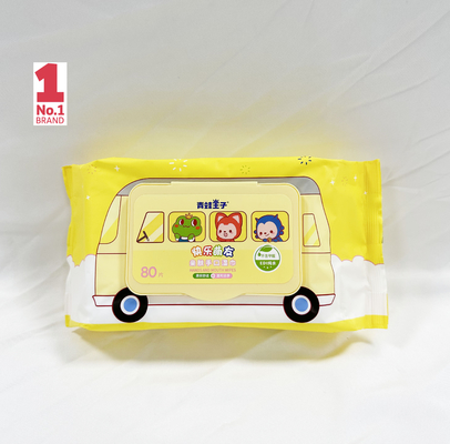 ผ้าเช็ดทำความสะอาดเปียกน้ำ 99.5% Finger Face Baby Wipes สำหรับ Baby Wet Wipes