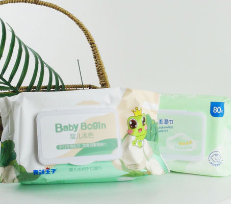 Custom Baby Wipe Free Sample Water Wipes ผ้าเช็ดทำความสะอาดเปียกเด็กออร์แกนิก