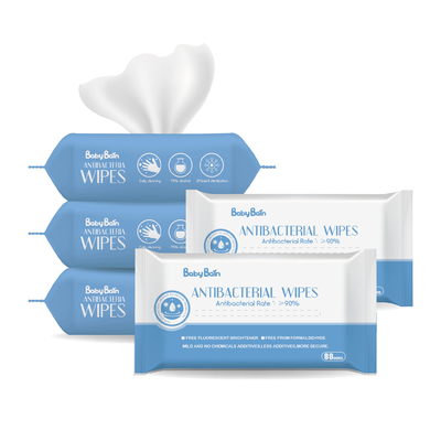 Spunlace Nonwoven ทำความสะอาดผิวหน้าอย่างอ่อนโยน