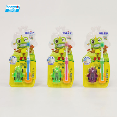 Kids PP+TPR (ยางนุ่ม) Cartoon Eco-friendly Oral Hygiene Tool