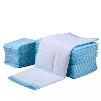 ผ้าฝ้ายแบบใช้แล้วทิ้งใต้แผ่นรอง 45x60mm 60x60mm Blue Pink
