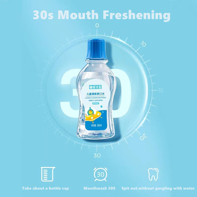 น้ำยาบ้วนปากสำหรับเด็กรสผลไม้ 30S Quick Clean Mouthwash