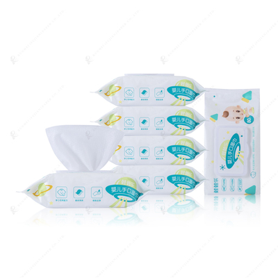 เป็นมิตรกับผิว ไม่กระตุ้น ไม่มีสารกันบูด Baby Wet Wipe Unscented