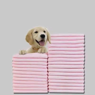 การฝึกสุนัขฉี่สำหรับลูกสุนัข 60x60mm 60x90mm แผ่นรองสัตว์เลี้ยงแบบใช้แล้วทิ้งที่ยั่งยืน