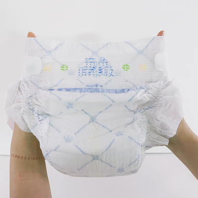Hot Air Nonwoven Super Soft กางเกงผ้าอ้อมสำเร็จรูป XL ขนาด 560mm X 420mm