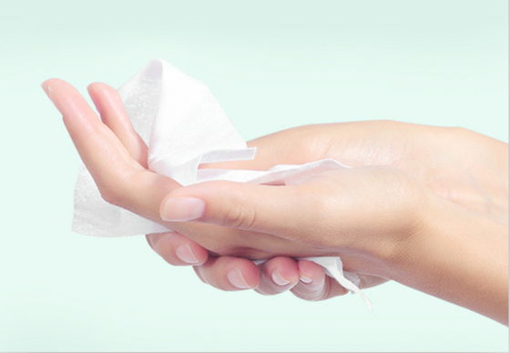 10PCS Pure Water Organic Baby Wipes ผ้าไม่ทอที่ย่อยสลายได้ทางชีวภาพ Unscented