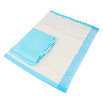 PE Backsheet 60x90cm แผ่นรองสัตว์เลี้ยงแบบใช้แล้วทิ้งพร้อมพอลิเมอร์ดูดซับสูง