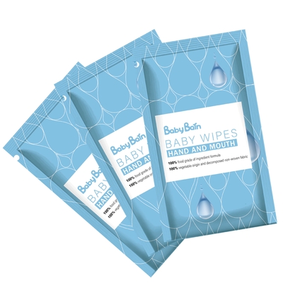 Cross Plain Spunlace ผ้าเช็ดทำความสะอาดแบบใช้แล้วทิ้ง 60 ชิ้น RO Purified Water
