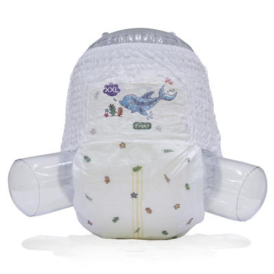 กำหนดเองผ้าอ้อมผ้าฝ้าย Top-Sheet กางเกง OEM Baby Pull up Diapers