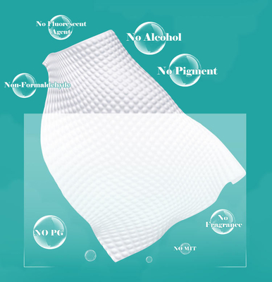 มีฝาปิดและเปิดเทป ผ้าเช็ดทำความสะอาดแบบใช้แล้วทิ้ง 80 ชิ้น 20% Viscose 80% Polymer