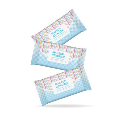 ขายส่งสไตล์ใหม่ล่าสุดสำหรับผู้หญิง Make up wipe Organic Gentle Makeup Remover Wet Wipes Cleansing Face Wipes for women