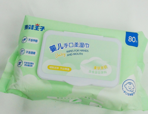Custom Baby Wipe Free Sample Water Wipes ผ้าเช็ดทำความสะอาดเปียกเด็กออร์แกนิก