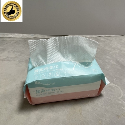 80pcs Super Soft ผ้าเช็ดทำความสะอาดแบบใช้แล้วทิ้งไม่ทอเนื้อเยื่อ